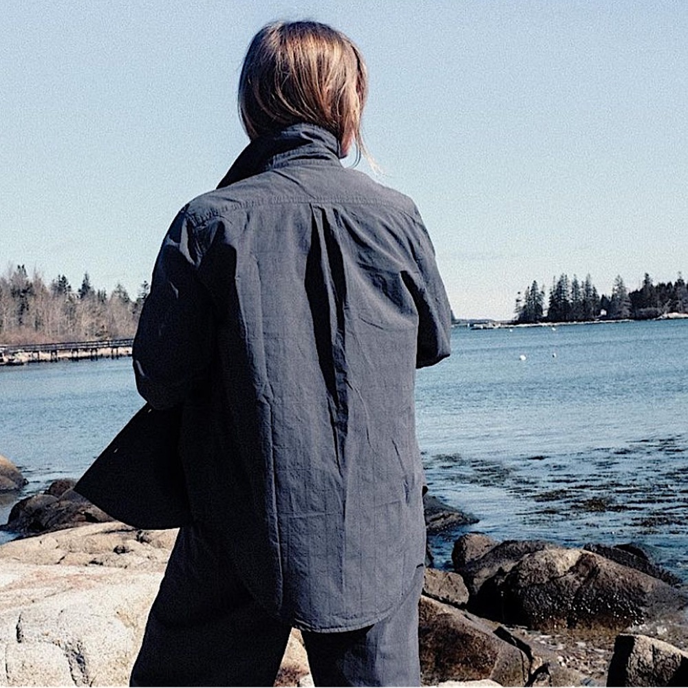 Rudy Jude Navy Button Down Shirt